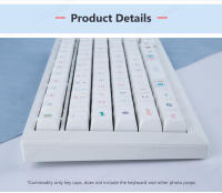 Keycaps De PBT 127 Teclas Tema Neón XDA Perfil ISO Para Teclado Mecánico RGB Compatible Con Cherry MX Switch Layout Inglés Y Coreano - details 5