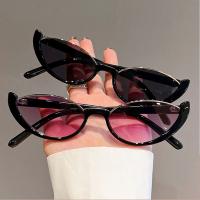 Gafas De Sol Vintage Para Mujer Con Ojos De Gato Pequeño Moda Half-frame Gafas De Sol Unisex Tendencia Lentes De Color Múltiple Tamaño Único - details 9