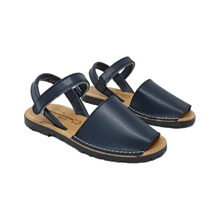 Sandalias Menorquinas Unisex para Niños y Niñas con Cierre de Velcro y Piel Transpirable - 1