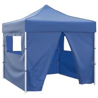 vidaXL Carpa Pleglable Pop-Up 4 Pared 3x3m Tienda Campaña Campamento Color Antracita,  Azul,  Crema y mas - details 1