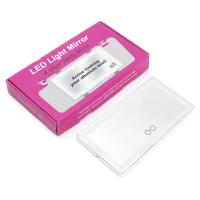 Espejo De Maquillaje Recargable Con 3 Modos De Luz Y 60 LEDs Espejo De Visera Para Coche Clip-on Wireless ABS+ Vidrio - details 7