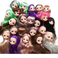Muñeca De Juguete DIY Con Cabeza De Muñeca De Anime Larga Y Colorida Ojos Estelares Para Niñas Regalo De Vestir Muñeca De 1/6 - details 37