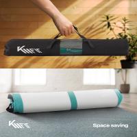 KM-Fit Colchoneta de gimnasia hinchable Airtrack Colchoneta de fitness 3 m Verde Menta - details 5