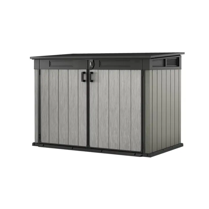 KETER 255064 Cobertizo de exterior Grande Store 190,5x109,3x132,5 cm y 1,7m2 - Deco Gris - 1