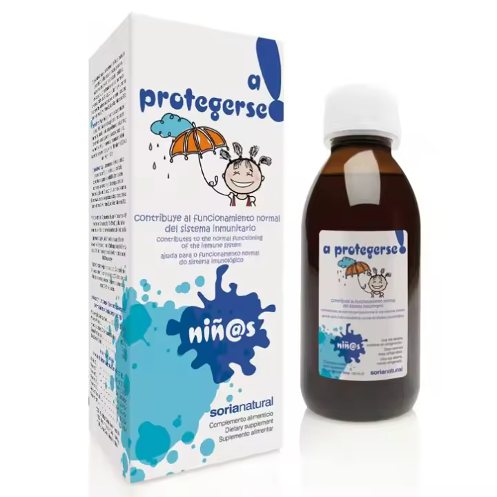Jarabe infantil A protegerse de Soria Natural, niños, sistema inmunitario, defensas naturales, salud, preventivo - 1