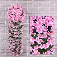 Vine De Rosas Para Colgar En La Pared Decoración Para Sala De Estar Flores De Seda Plásticas Artesanía De Flores Colgantes Plantas Creativas - details 2