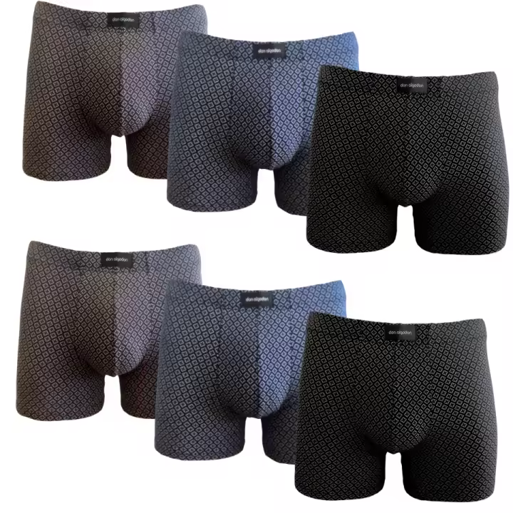 Don Algodon | Boxers Hombre Pack 6 Unidades Suaves y Transpirables - Diseño Moderno y Durabilidad Excepcional - 1