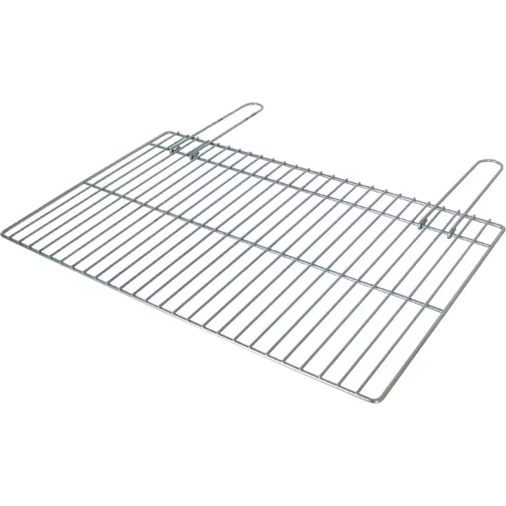 Algon - Parrilla Barbacoa Simple Zincada - Resistente, Duradera y Fácil de Limpiar - Portátil y Compacta - Ideal para Carnes y Pescados - Versátil para Exteriores - 1