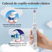 Cepillo eléctrico Oral-B Vitality 100 recargable, vibra cada 30s, limpieza 3D superior y blanqueamiento dental, esencial - details 2