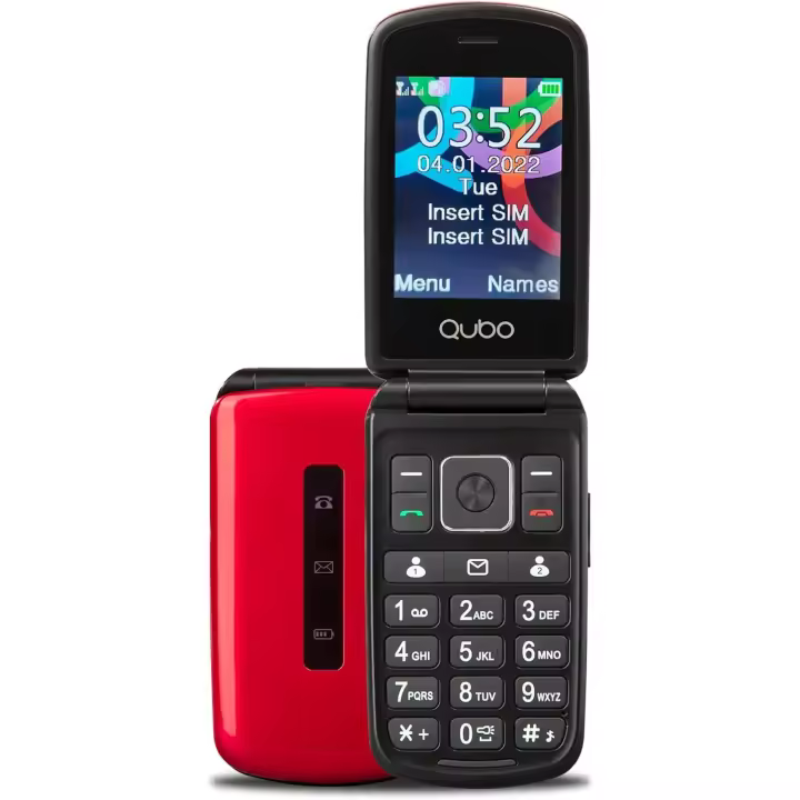 Teléfono Qubo P210NW RD 2,8 Rojo SOS - 1