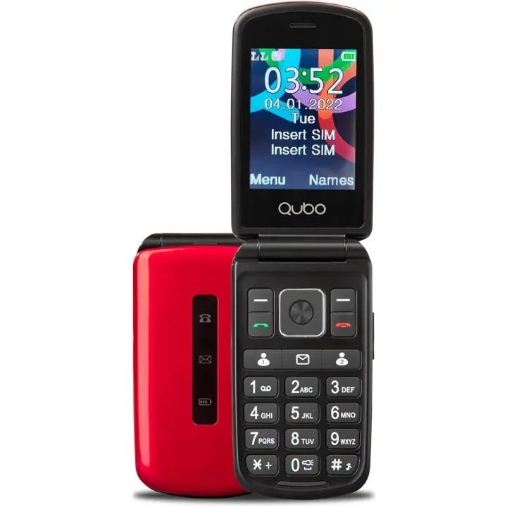 Teléfono Qubo P210NW RD 2,8 Rojo SOS - 1