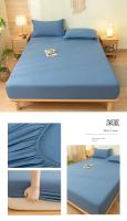 Sábana De Lujo Para Doble Cama 2 Personas Funda De Sábanas Elástica Cubierta De Sábanas Para Cama Queen King 120/150/180/220x200 Linen De Adultos - details 1