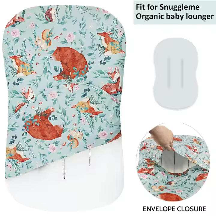 Cuna portátil antipresión para bebé, cama mediana, almohada para bebé extraíble y lavable, cama biónica - 1
