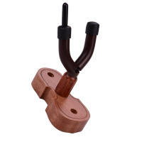 Gancho De Madera Marrón Para Violín Con Portabocinas Soporte De Pared Para Uso En Hogar Y Estudio Accesorio De Violín - details 1