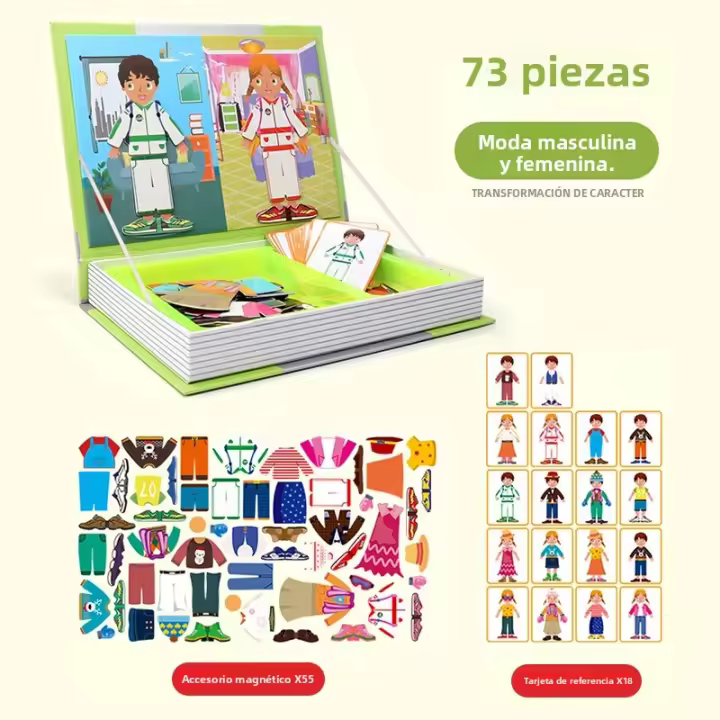 Libro Inteligente Montessori Para Niños Con Rompecabezas 3D De Dibujos Animados Juguete Educativo De Entrenamiento Cerebral Regalo De Cumpleaños Para Niños - 1