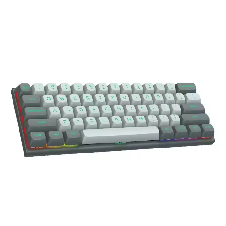 Teclado Mecánico De Juego E-YOOSO Hz-61 RGB USB Mini 8K Con Interruptores Magnéticos Y Cable Desmontable Para PC Y Laptop 61 Teclas - 1