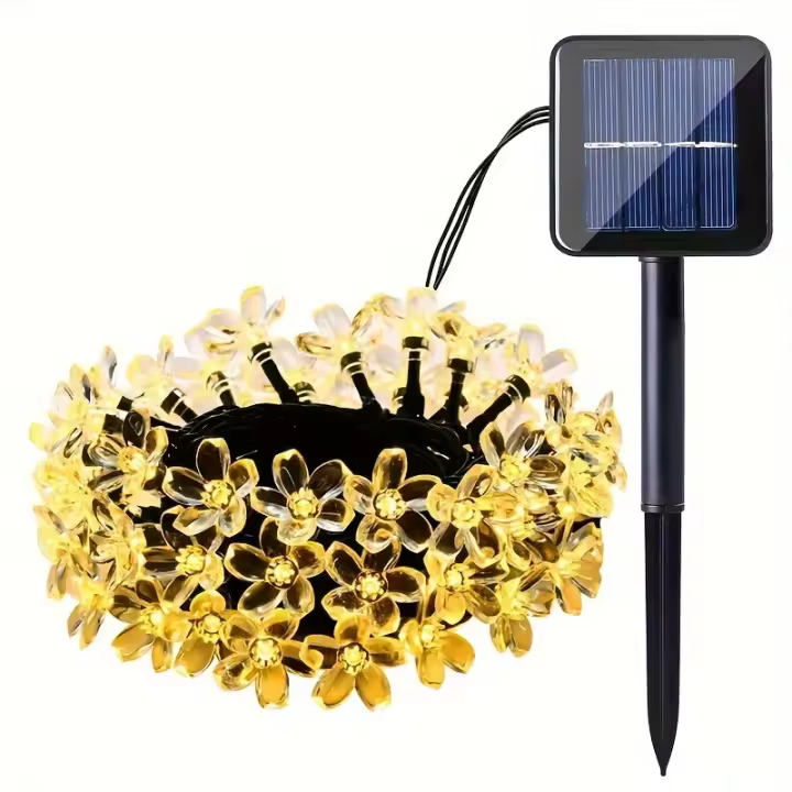 Cadena De Luces Solares De Cerezo SolarPatio Para Decoración De Porches Bodas Y Fiestas Luces Faeiras Para Halloween - 1
