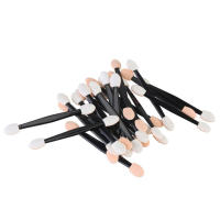 100Pcs Cepillo De Uñas Con Esponja Doble Cara Aplicador De Polvo De Uñas Espejo Pigmento De Cromo Fácil Cepillo De Maquillaje Herramientas De Latex - details 2