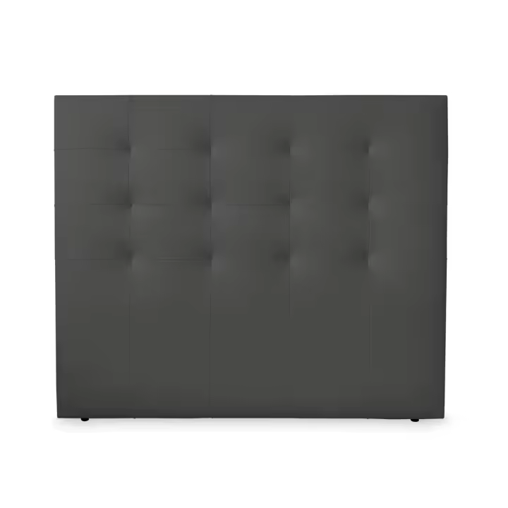 Duérmete Online Cabecero Bari Polipiel - Gris  - Altura 120cm  - Alta Gama - Hasta el suelo. - 1