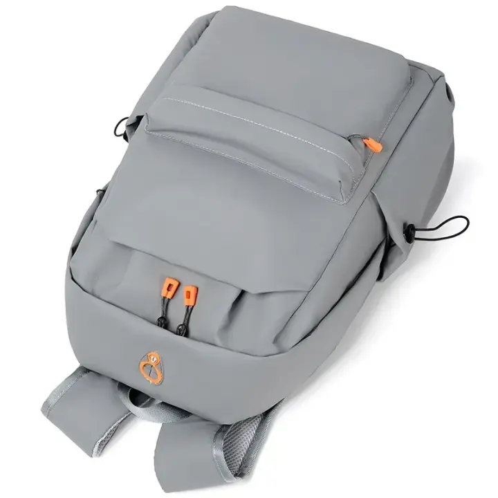 Mochila de película de cuero para hombre, bolso informal para viaje de negocios, gran capacidad - 1