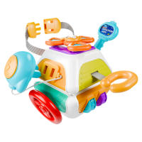 Juguete Sensorial Montessori Para Bebés Cuadrado De Actividades Educativas Para Niños De 1 a 3 Años Viaje Motor Colorido ABS - details 5