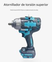 Industrial Grade] 1000N-m alto par tecnología alemana llaves eléctricas sin escobillas Llaves de impacto recargables para gasolina/construcción/mantenimiento pesado Alta eficiencia y durabilidad - details 0