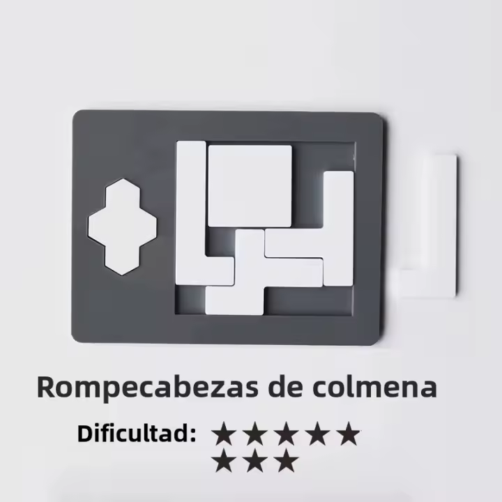 Rompecabezas Geométrico Desafiante Para Adultos Y Niños Juguete De Desafío Cerebral Con Formas De Figura Juego De Razonamiento Inteligente - 1