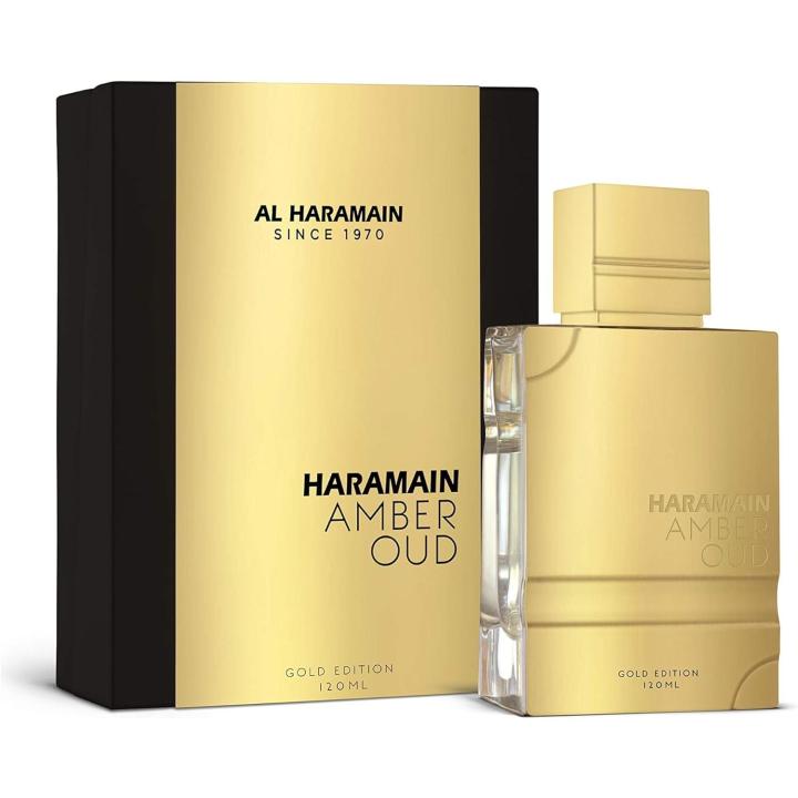 Al Haramain Amber Oud Gold Edition Eau de Parfum 120 ml, Perfume Unisex de Larga Duración, Fragancia Dulce, Frutal y… — oferta en Miravia