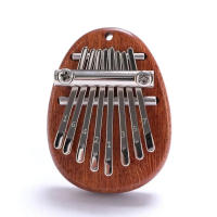 Mini Kalimba De Madera De 8 Teclas Calidad Superior Instrumento Musical Accesorio De Piano De Dedos Regalo Elegante - details 6