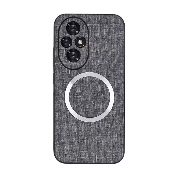 Funda de cuero magnética para honor 200 pro Lite 100 pro compatible con carga inalámbrica resistant to arañazos y huellas desechable - 1