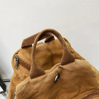 Mochila Casual De Lona Para Mujer Gran Capacidad Bolso De Mano Para Estudiantes De Colegio Viaje Mochila De Hombro Vintage - details 19