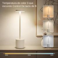 Lámpara De Mesa Recargable Con Sensor De Toque LED Luz Nocturna Sin Cable Para Lectura En Restaurante Hotel Bar Decoración De Dormitorio - details 2