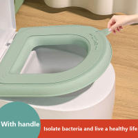 Cubierta De Asiento De Inodoro EVA Para Verano E Invierno Tapete Caliente Y Suave Lavable Cubierta De Tapa De Inodoro Accesorio De Baño Bidet - details 0