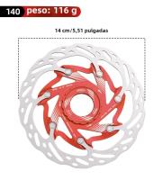 VXM Freno De Disco Para Bicicleta De Carretera Y MTB Pads De Bloque Central Lijado De Aluminio Ligero 140mm 160mm Piezas - details 4