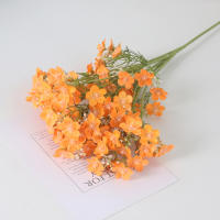 Decoración De Hogar Estilo Pastoral Con Pequeño Margarita Bouquet De Seda Artificial Simulación De Crisantemo Silvestre Para Mesa De Hotel - details 12