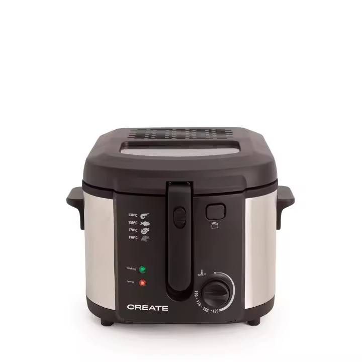 CREATE - Freidora eléctrica de 3L - 4 funciones - Hasta 190º - AIR FRYER OIL PRO - 1