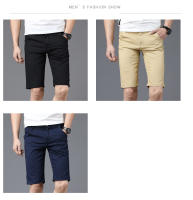 Shorts Casuales Para Hombre Verano 2024 Pantalones Con Gran Bolsillo Estilo Recto Slim De Rodilla Para Playa Moda Casual - details 4