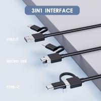 Cámara Endoscopia Android HD720P Lente 3.9MM 8MM 3en1 Micro USB Tipo-c Inspección Vehicular Impermeable Para Sumang HUIWEI PC - details 3