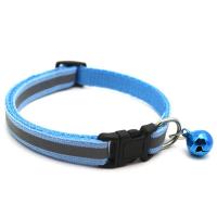 Collar Reflejante Para Gatos Y Perros Con Luz LED Nylon Para Noche Tamaño Ajustable Con Campana Y Desenganche Rápido - details 7