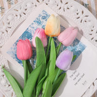 5/10Pcs Bouquet De Tulipes Artificiales PE Espuma Flores Falsas Para Decoración De Bodas Ceremonias Hogar Jardín Decoración De Fiesta - details 5