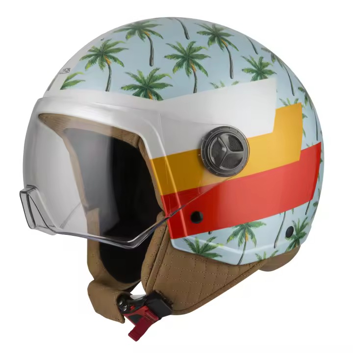 Casco de Moto Minijet Zeta 2 NZI - Clásico Moderno - Diseños Lujosos - 1