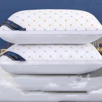 Almohada Para El Cuello De Poliéster Protección De La Columna Vertebral Ayuda Al Sueño No Colapsa Uso Doméstico Y Hotel Rectangular Sólido Color Para Adultos - details 2