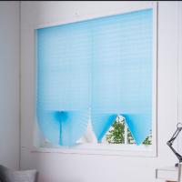 Cortina De Sombra Negra Plisada Para Ventana Blindaje Portátil Para Balcones Dormitorio Apartamento Sala De Estar Casa Medio Blindaje - details 12