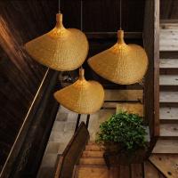 Lámpara Colgante De Bambú Estilo Chino Tejida a Mano Para Decoración De Hogar Y Restaurante 18/19/30cm Iluminación Pendente - details 12