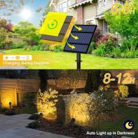 Lámpara Solar LED Para Jardín IP65 3000K/6000K Decoración De Árboles Camino Paisaje Luz De Parede Para Exterior Moderno - details 3