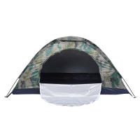 Carpa De Camping Para Una Persona Resistente Al Viento Disponible Para Pesca Y Escalada Carpa De Lona Camuflada De Doble Capa - details 2