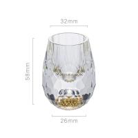 Vaso De Vodka De Cristal De Lujo Con Doble Fondo Y Película De Oro Para Sake Shochu Liqueur Vidrio Para Té Regalos De Alta Gama Para Bar Y Fiestas - details 1