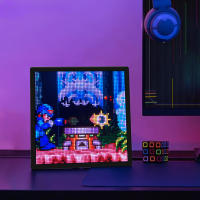 Marco Digital LED 64 X 64 Pantalla De Pixel Inteligente Luz Nocturna Con Control Por APP Decoración Para Habitación De Juegos - details 0