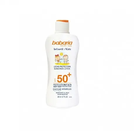 BABARIA LECHE PROTECTORA SOLAR INFANTIL SPF 50+ 200 ML - 1