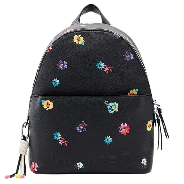 DESIGUAL - Mochila Mujer Back Fresia Mombasa Mini Negra - 1